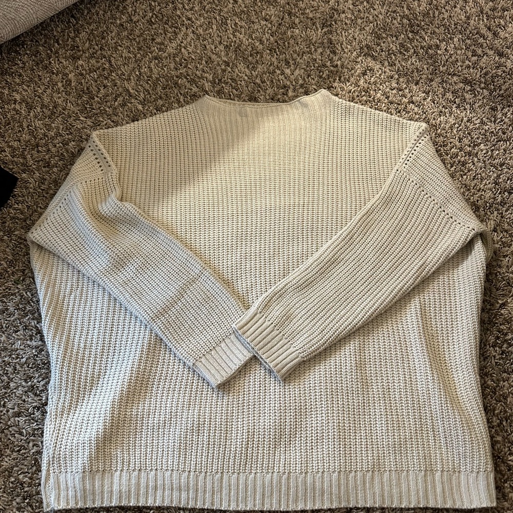 Cozy Knit Sweater in Cream